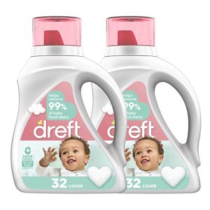 Dreft Stage 2 Active Baby Liquid Detergent, Original Fresh, 50 Fluid Ounce